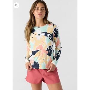 Hang Ten Women’s UPF 50 Long Sleeve Sun Tee Size M Coastal Cowgirl Resort Casual